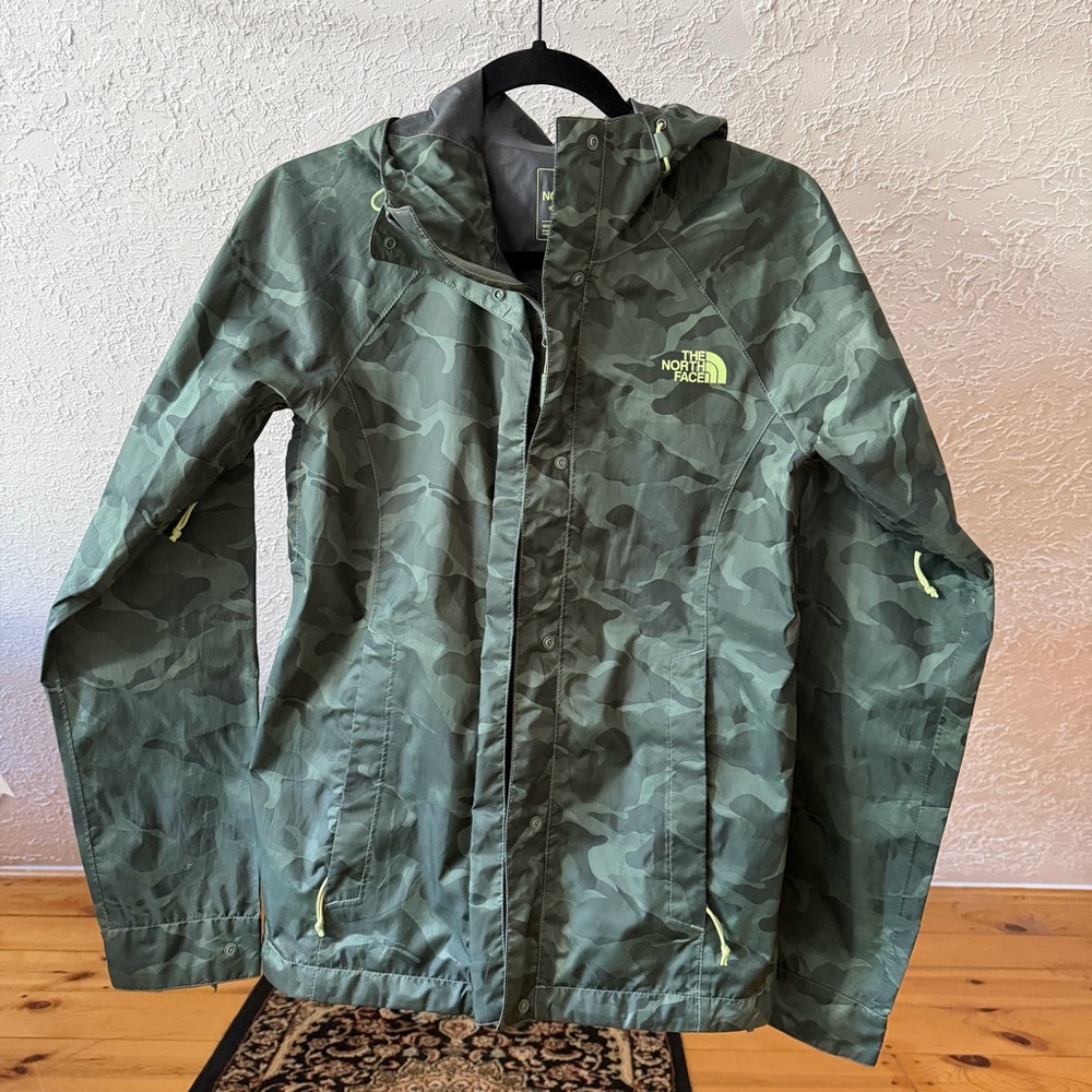 The North Face Green Camo Jacket